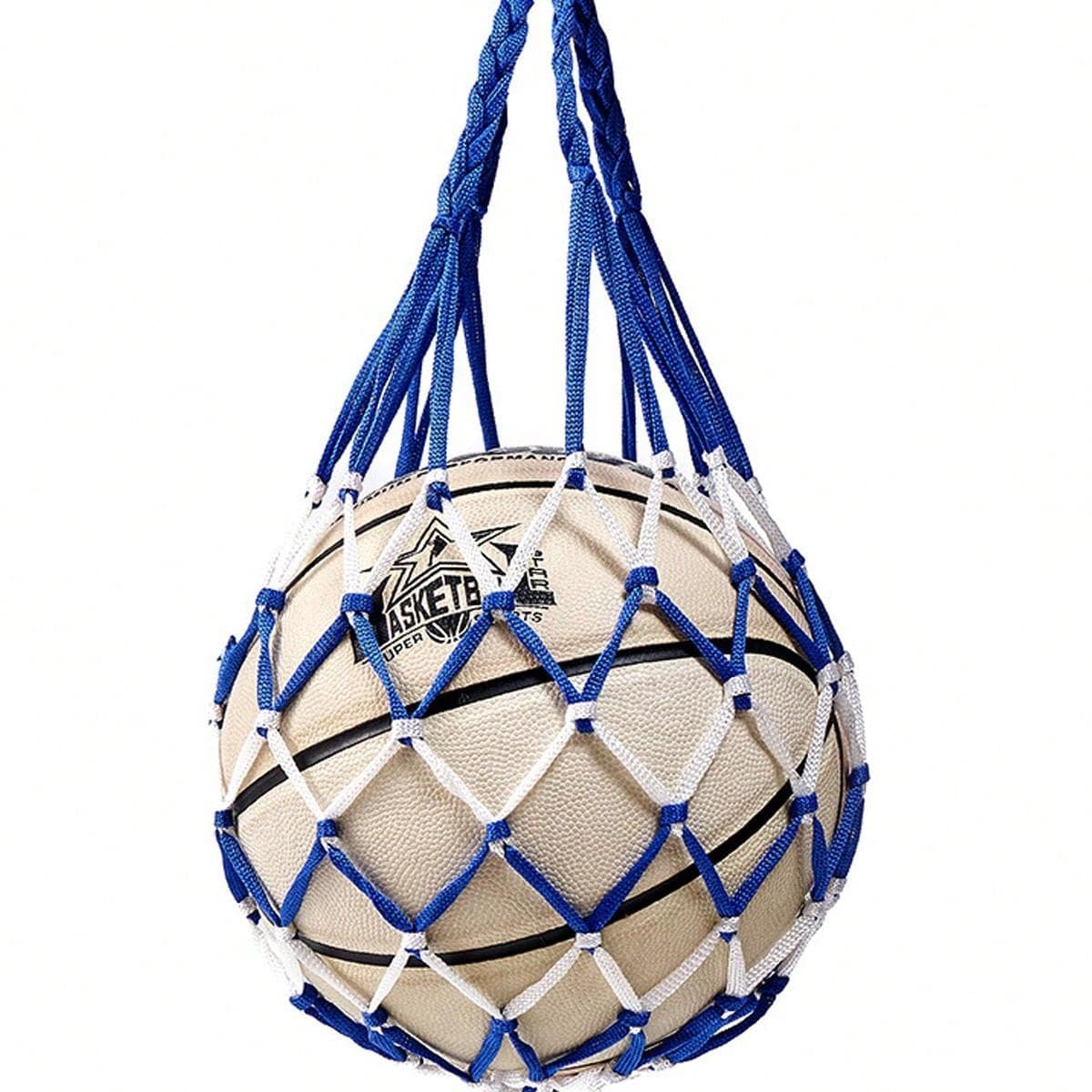Sac Filet en Nylon pour basketball professionnel, sac réseau de stockage en maille portable et polyvalent pour ballons de sport de volleyball,