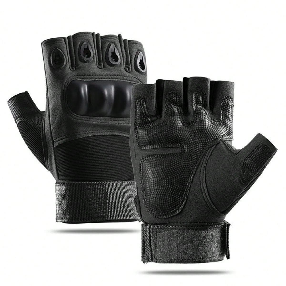 1 Paire De Gants Tactiques À Demi-doigt Pour Le Cyclisme Et L'équitation