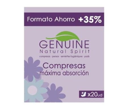 Genuine Compresses de Jour 20uts